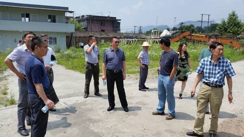 代勇一行到局都江堰市基地進行安全大檢查 