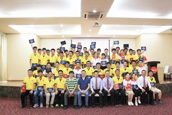 工程局2016年新招聘大學生圓滿完成中旭培訓