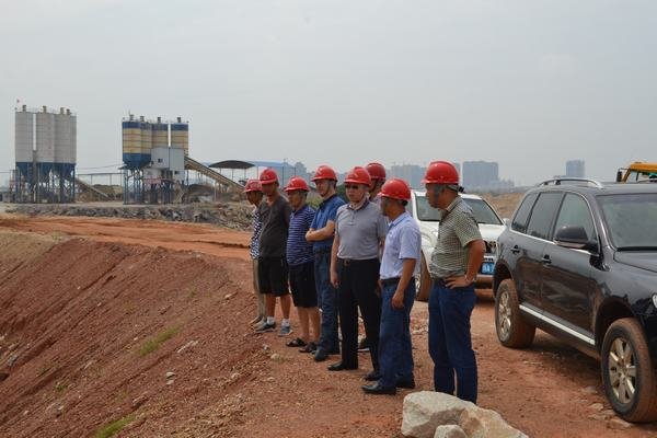 代勇一行到江西龍頭山航電樞紐工程檢查指導工作