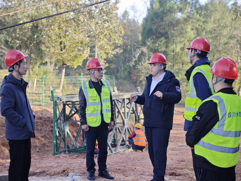羅雪帶隊督導檢查三、四分公司重點項目在建情況