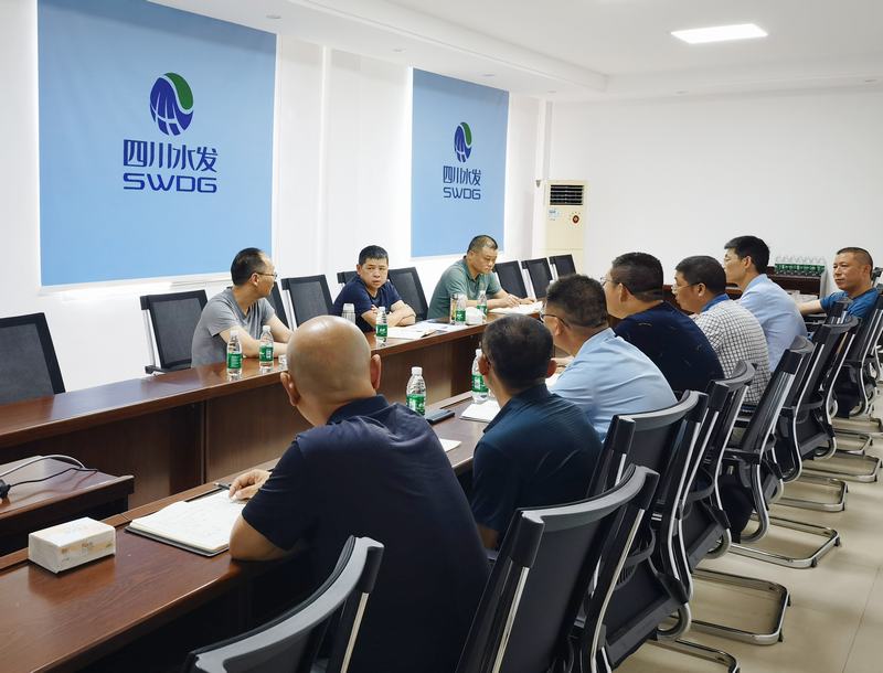 茍仕聰、汪輝德一行深入亭子口項目現場開展調研工作